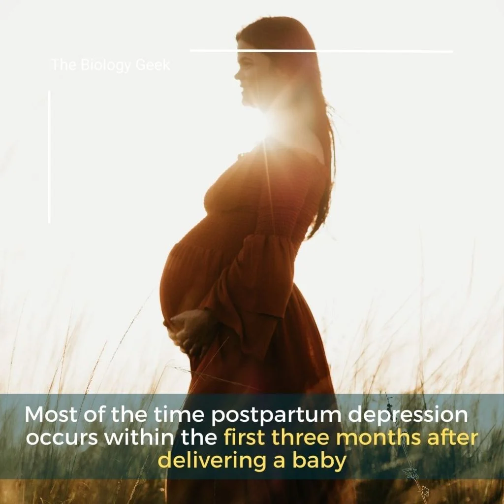 Can postpartum depression start at 3 month